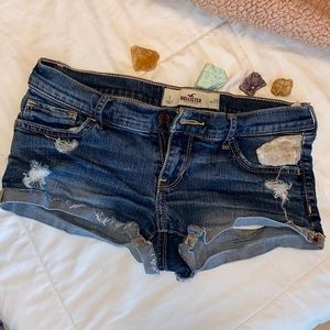 Ripped Jean shorts